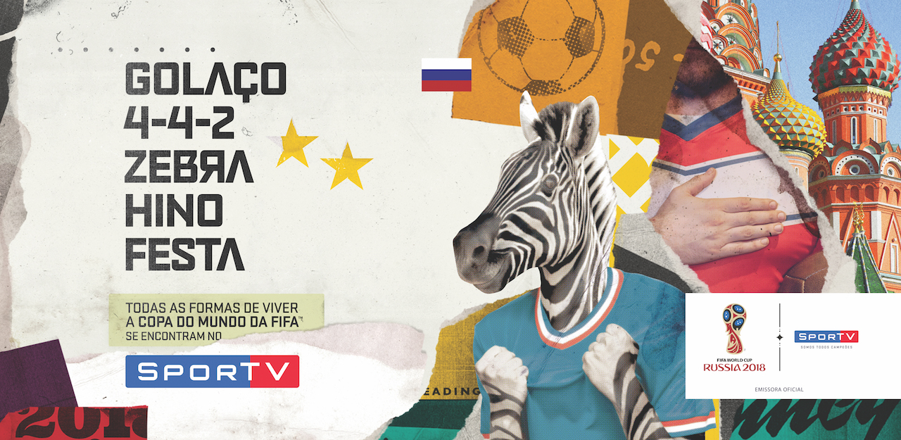 Imagem da campanha do SporTV pra Copa