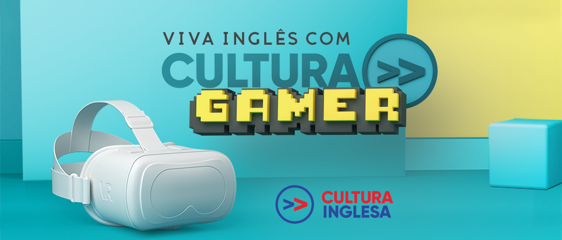 Imagem da Cultura Gamer da campanha da Cultura Inglesa