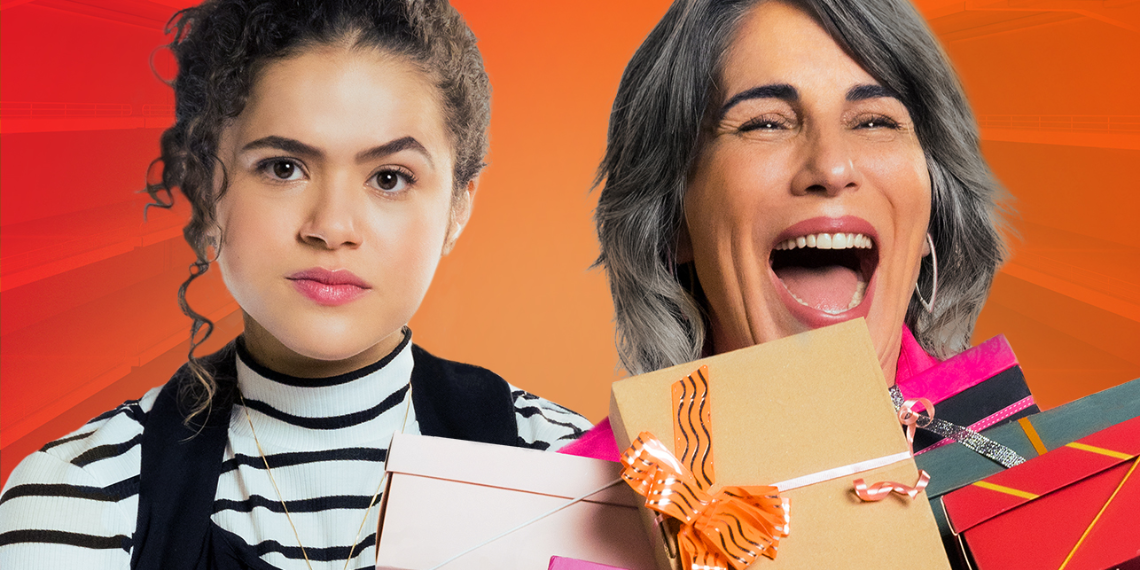 Maisa e Gloria em cartaz do filme Desapega